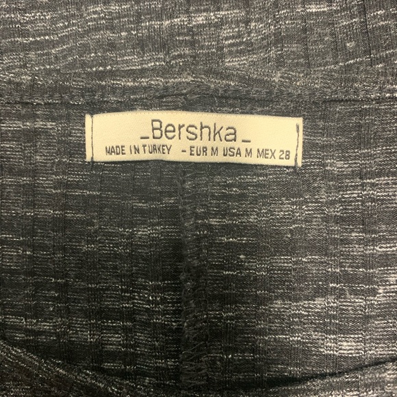 Bershka Long Sleeve Ribbed Dress Medium - Picture 6 of 7